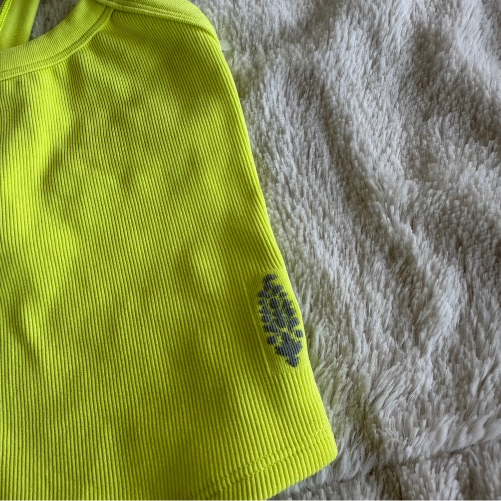 NWOT FP Movement All Clear Racerback Ribbed Crop Cami Tank, M/L - Picture 3 of 5